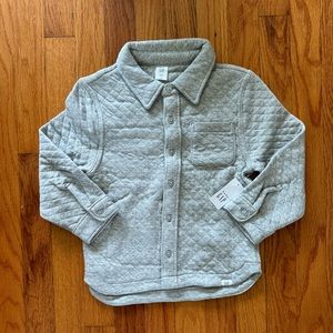 GAP toddler quilted sweatshirt jacket